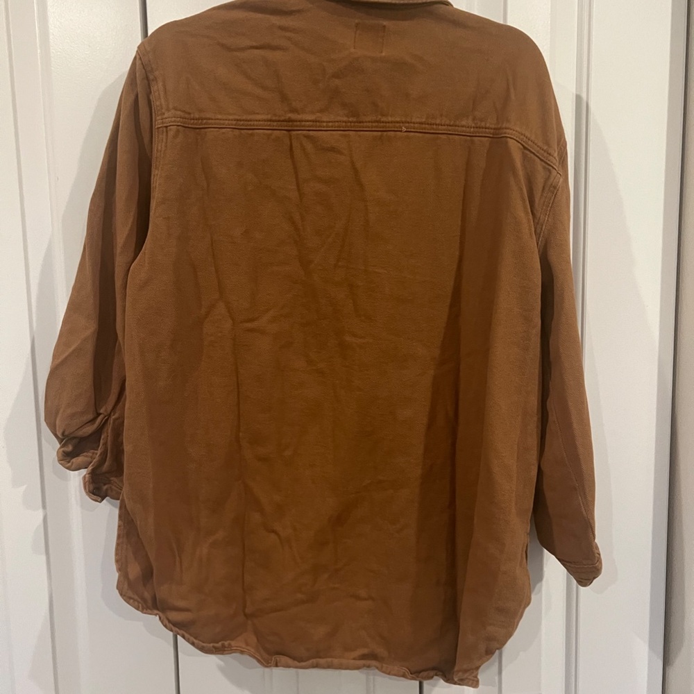 Princess Polly Brown Button Down - image 2